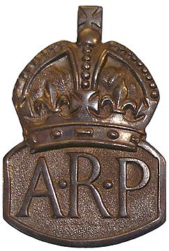 ARP Warden's badge
