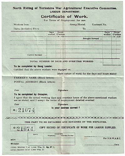 POW Certificate of Work
